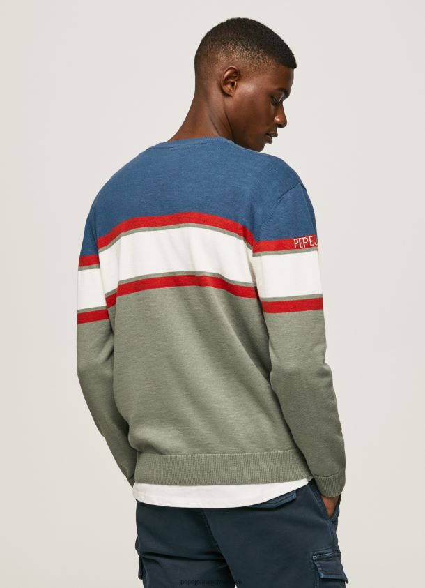 gestreifter Baumwolljersey Männer Pepe Jeans Gießen 84XH6T849