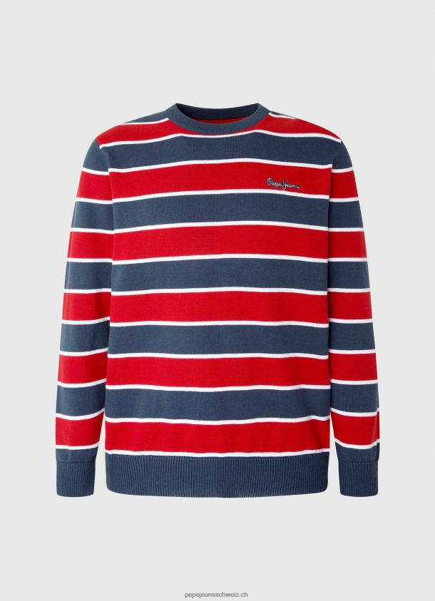 gestreifter Baumwolljersey Männer Pepe Jeans multi 84XH6T861