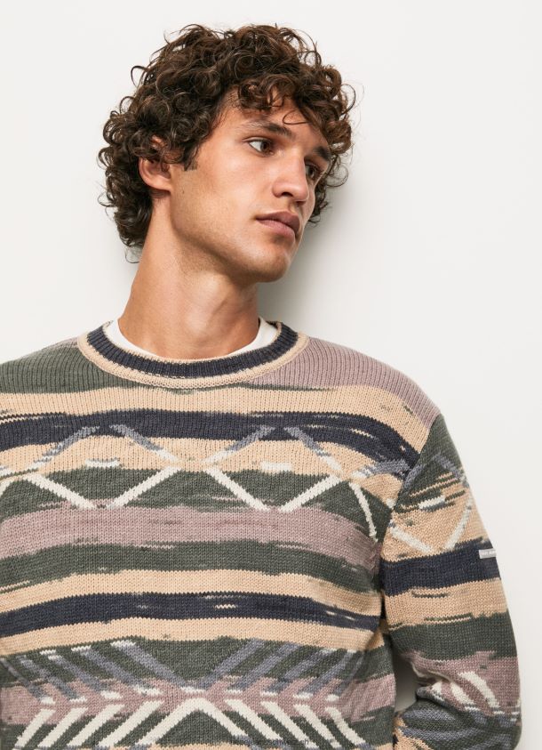 gestreifter Rundhals-Jersey Männer Pepe Jeans multi 84XH6T857