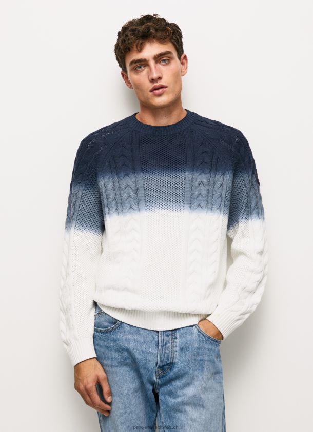 perseo Zopfmuster-Jersey Männer Pepe Jeans Weiss 84XH6T851