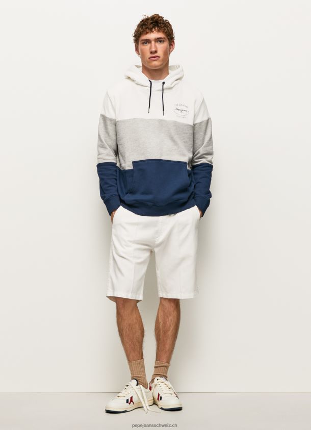 Baumwoll-Pullover mit Farbblöcken Männer Pepe Jeans Jarman 84XH6T871