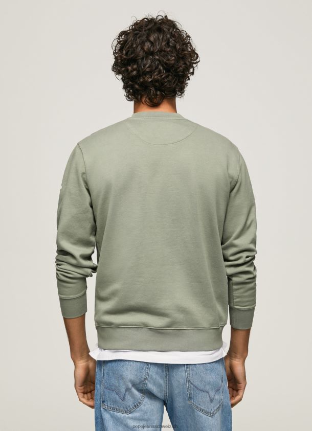 Baumwoll-Sweatshirt mit Logo-Print Männer Pepe Jeans Gießen 84XH6T908