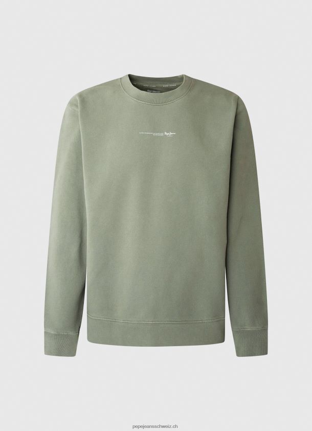 Baumwoll-Sweatshirt mit Logo-Print Männer Pepe Jeans Gießen 84XH6T908