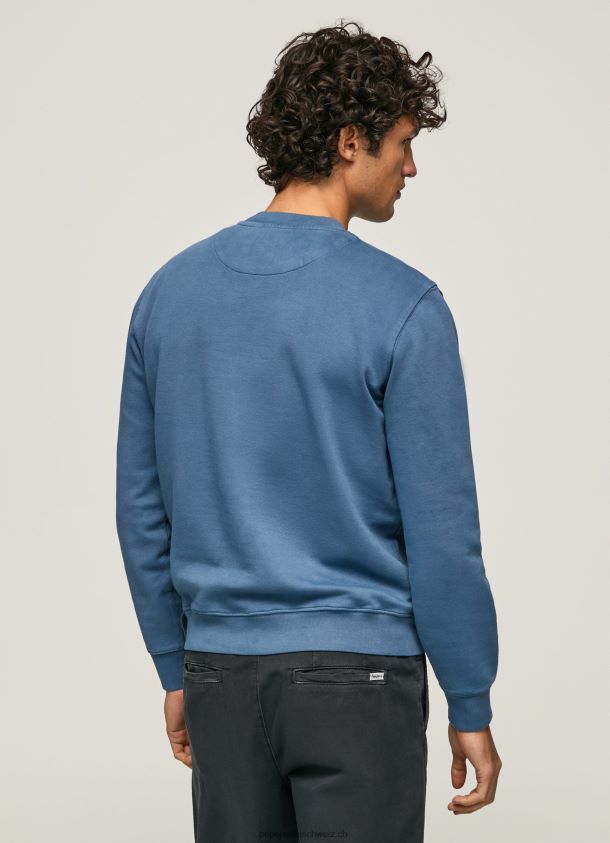 Baumwoll-Sweatshirt mit Logo-Print Männer Pepe Jeans Jarman 84XH6T907