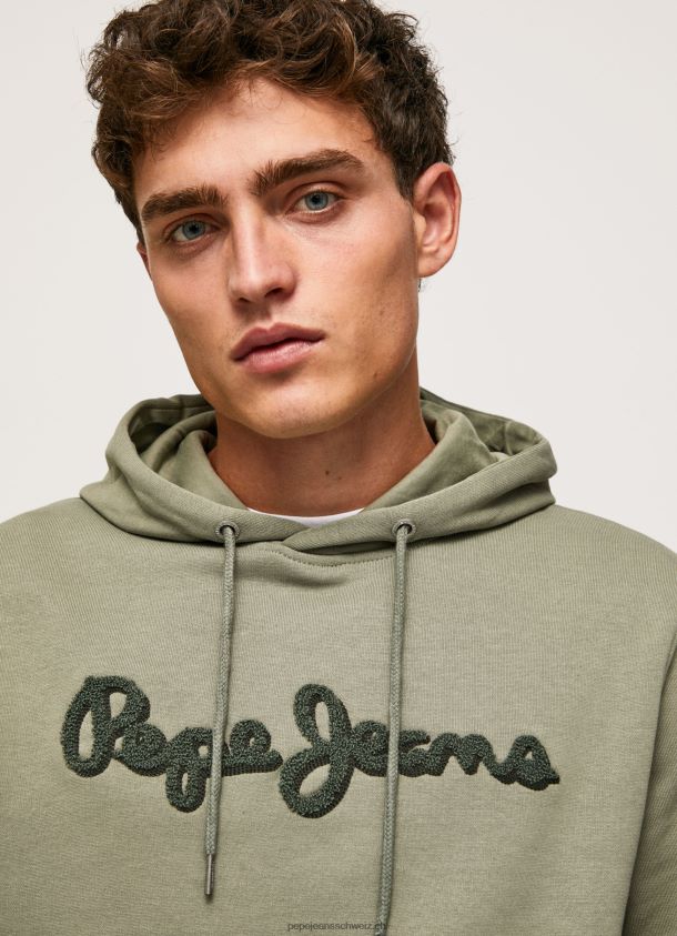 Kapuzenpullover aus Baumwolle Männer Pepe Jeans Gießen 84XH6T878