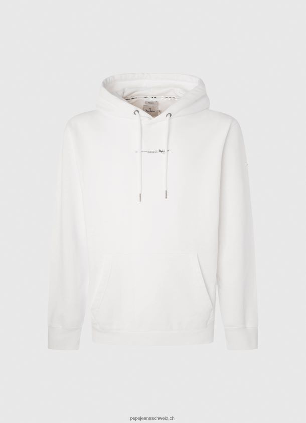 Kapuzenpullover aus Baumwolle Männer Pepe Jeans Weiss 84XH6T910