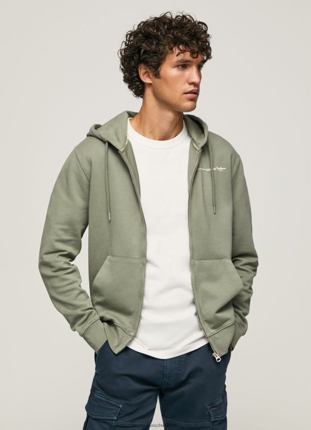 Logo-Pullover mit Reißverschluss Männer Pepe Jeans Gießen 84XH6T912