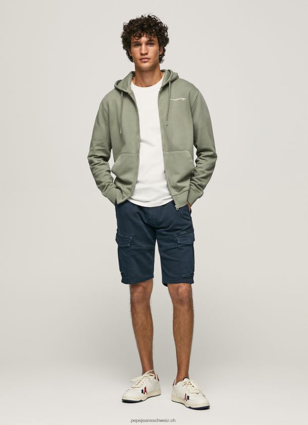 Logo-Pullover mit Reißverschluss Männer Pepe Jeans Gießen 84XH6T912