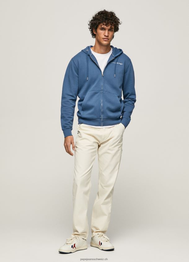 Logo-Pullover mit Reißverschluss Männer Pepe Jeans Jarman 84XH6T911