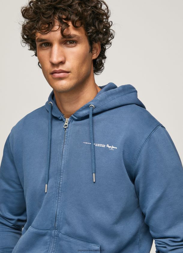 Logo-Pullover mit Reißverschluss Männer Pepe Jeans Jarman 84XH6T911