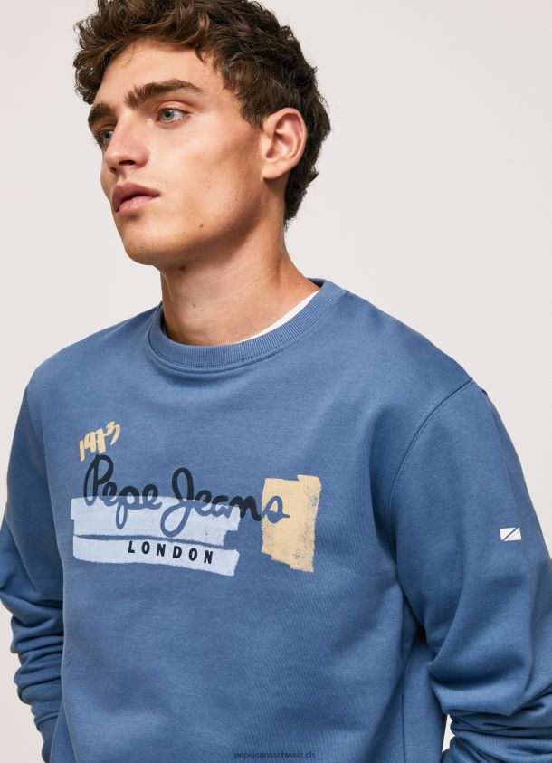 Pullover aus Baumwolle mit Rundkragen Männer Pepe Jeans ozzy 84XH6T881