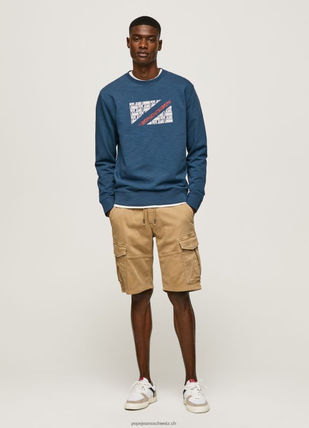 Pullover mit Flaggenlogo Männer Pepe Jeans Jarman 84XH6T891