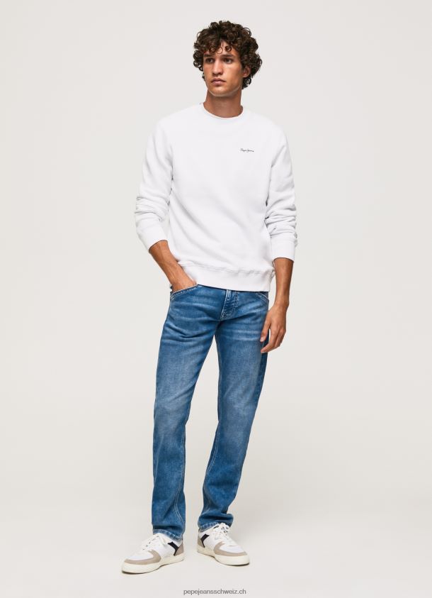 Pullover mit Fotodruck Männer Pepe Jeans Weiss 84XH6T867