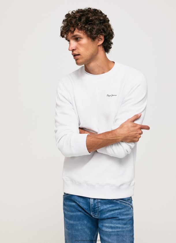 Pullover mit Fotodruck Männer Pepe Jeans Weiss 84XH6T867
