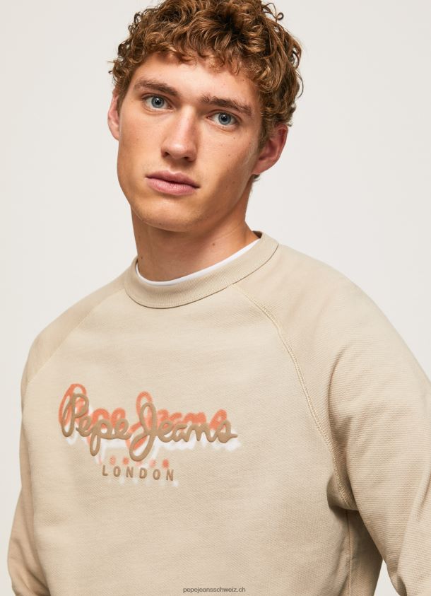 Pullover mit Logo-Print Männer Pepe Jeans Malz 84XH6T887