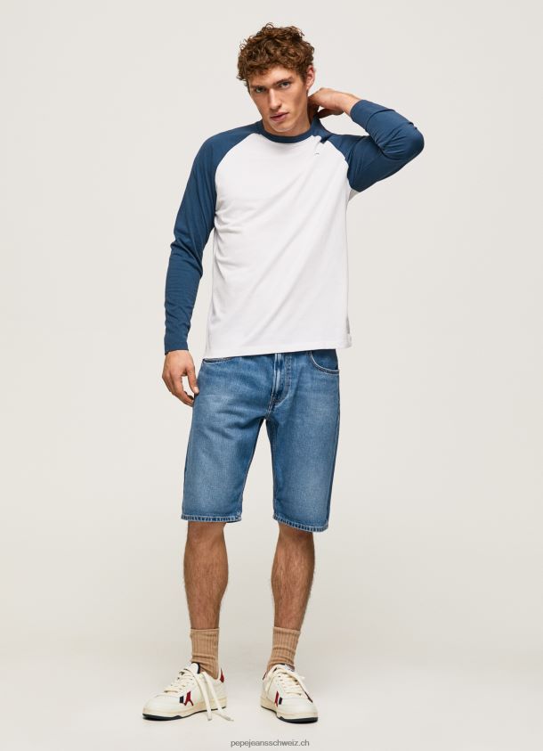 Raglan-T-Shirt mit langen Ärmeln Männer Pepe Jeans Jarman 84XH6T985