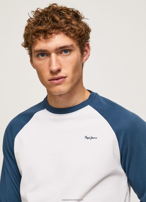 Raglan-T-Shirt mit langen Ärmeln Männer Pepe Jeans Jarman 84XH6T985