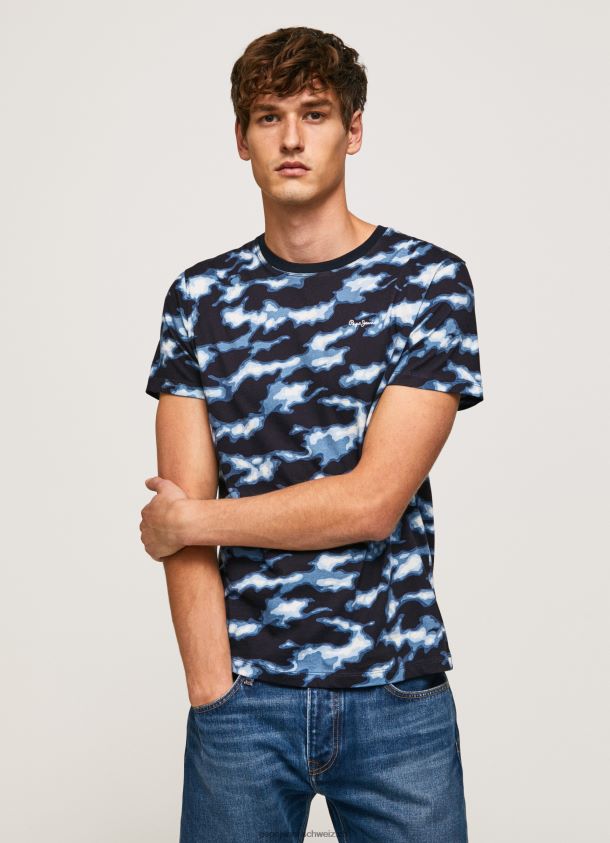 T-Shirt mit Camouflage-Print Männer Pepe Jeans ozzy 84XH6T922