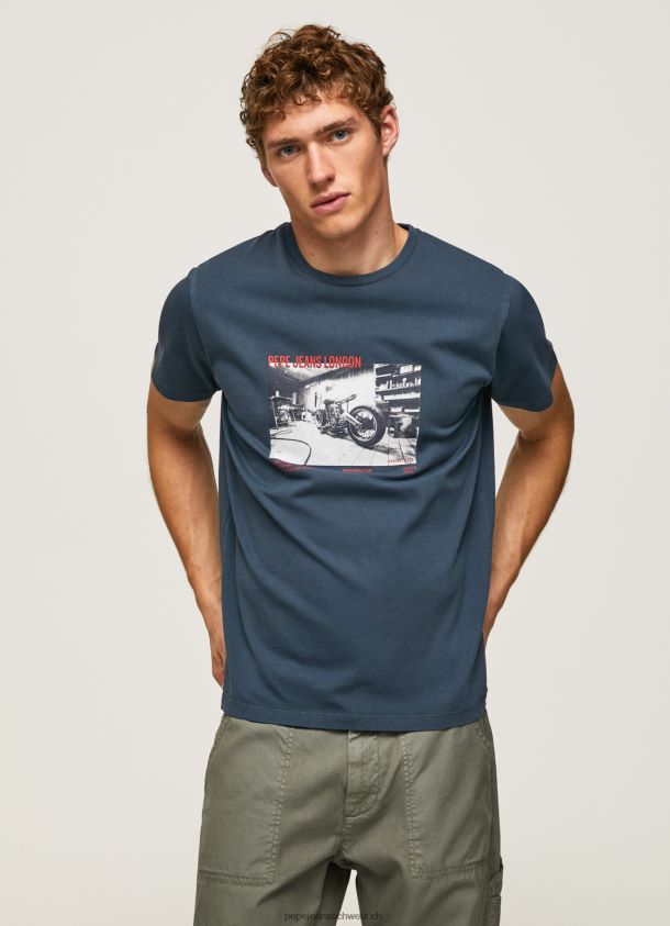 T-Shirt mit Fotodruck Männer Pepe Jeans Jarman 84XH6T954