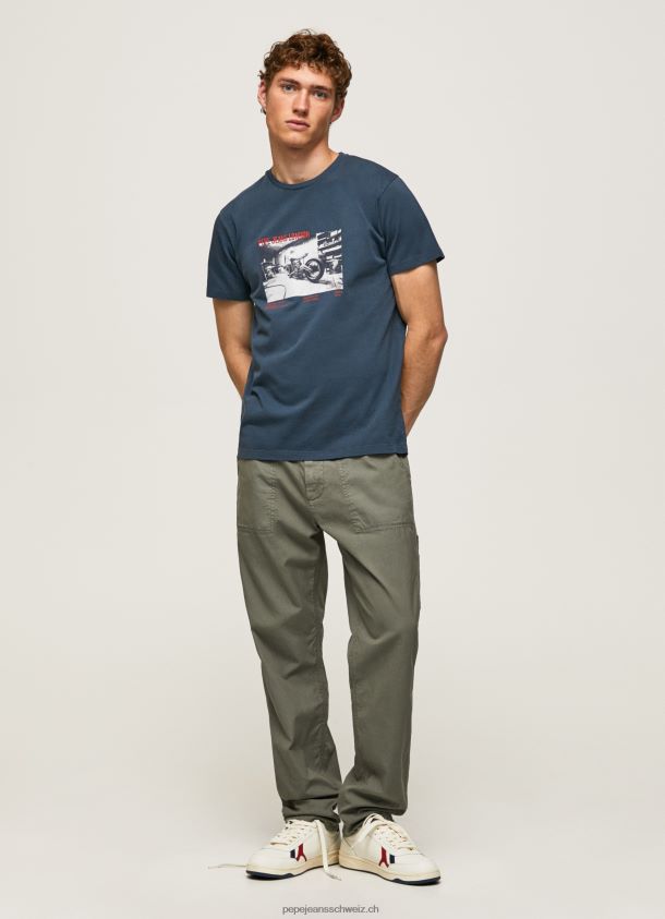 T-Shirt mit Fotodruck Männer Pepe Jeans Jarman 84XH6T954