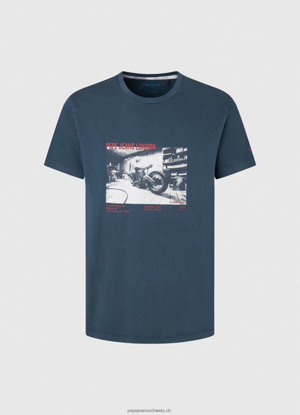 T-Shirt mit Fotodruck Männer Pepe Jeans Jarman 84XH6T954
