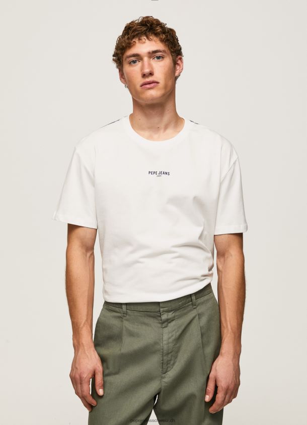 T-Shirt mit Fotodruck Männer Pepe Jeans Weiss 84XH6T981