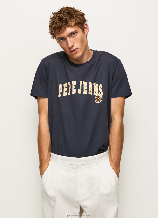 T-Shirt mit Logo-Print Männer Pepe Jeans dulwich 84XH6T969