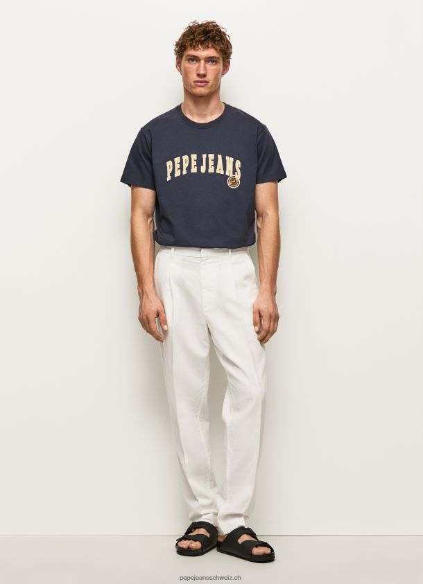 T-Shirt mit Logo-Print Männer Pepe Jeans dulwich 84XH6T969