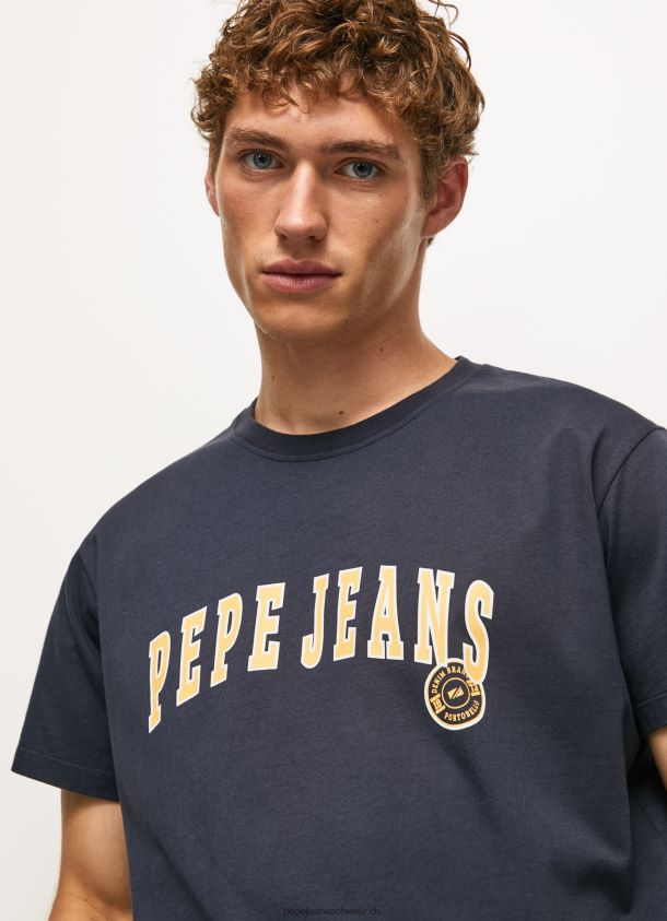 T-Shirt mit Logo-Print Männer Pepe Jeans dulwich 84XH6T969