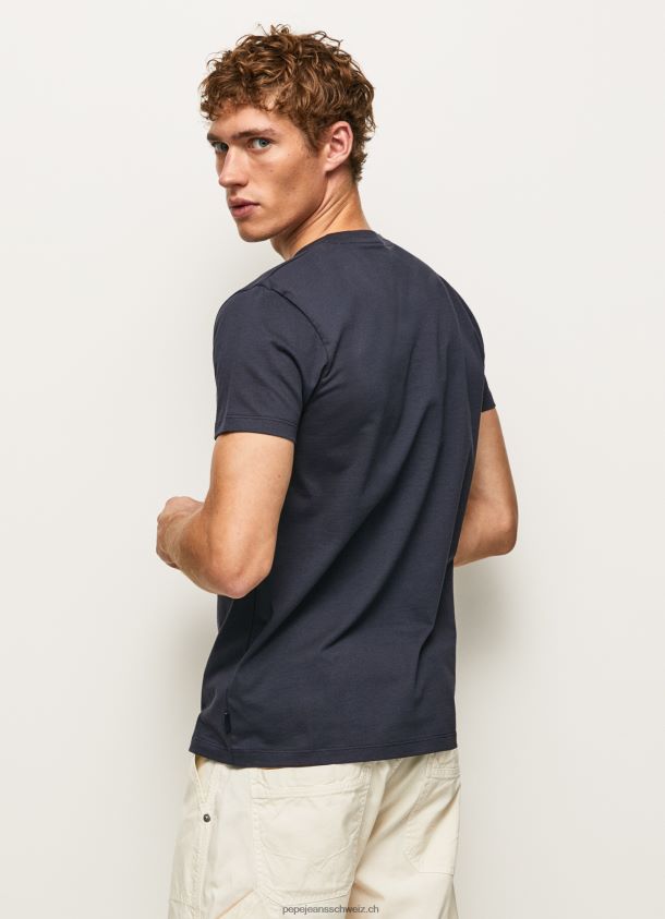 T-Shirt mit Logo-Print Männer Pepe Jeans dulwich 84XH6T973