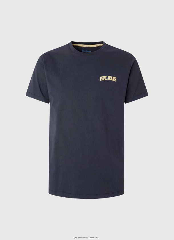 T-Shirt mit Logo-Print Männer Pepe Jeans dulwich 84XH6T973