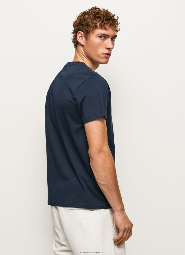 T-Shirt mit Logo-Print Männer Pepe Jeans dulwich 84XH6T979