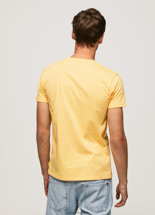 T-Shirt mit Logo-Print Männer Pepe Jeans scheinen 84XH6T972