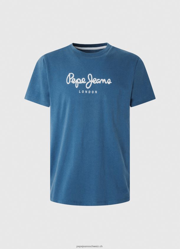 bedrucktes T-Shirt aus Baumwolle mit Logo Männer Pepe Jeans Jarman 84XH6T934