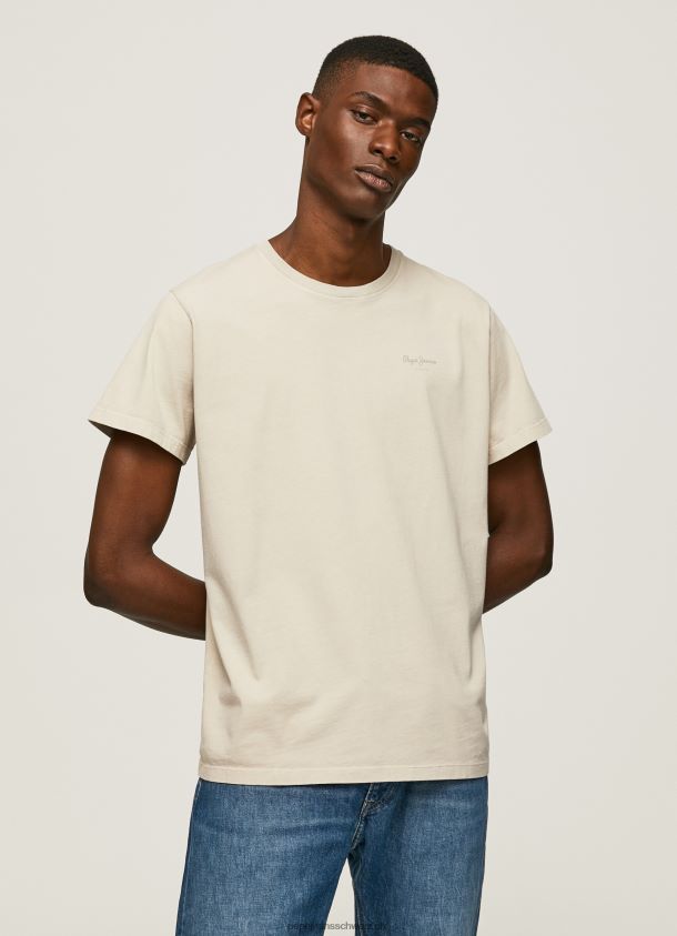 bedrucktes T-Shirt aus Baumwolle mit Logo Männer Pepe Jeans Malz 84XH6T939