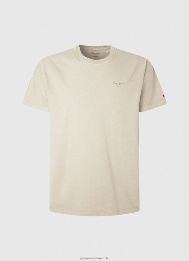 bedrucktes T-Shirt aus Baumwolle mit Logo Männer Pepe Jeans Malz 84XH6T939