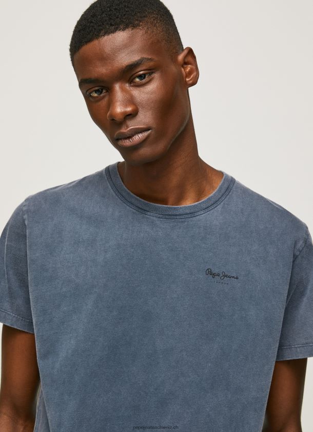 bedrucktes T-Shirt aus Baumwolle mit Logo Männer Pepe Jeans dulwich 84XH6T948