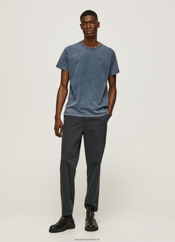 bedrucktes T-Shirt aus Baumwolle mit Logo Männer Pepe Jeans dulwich 84XH6T948
