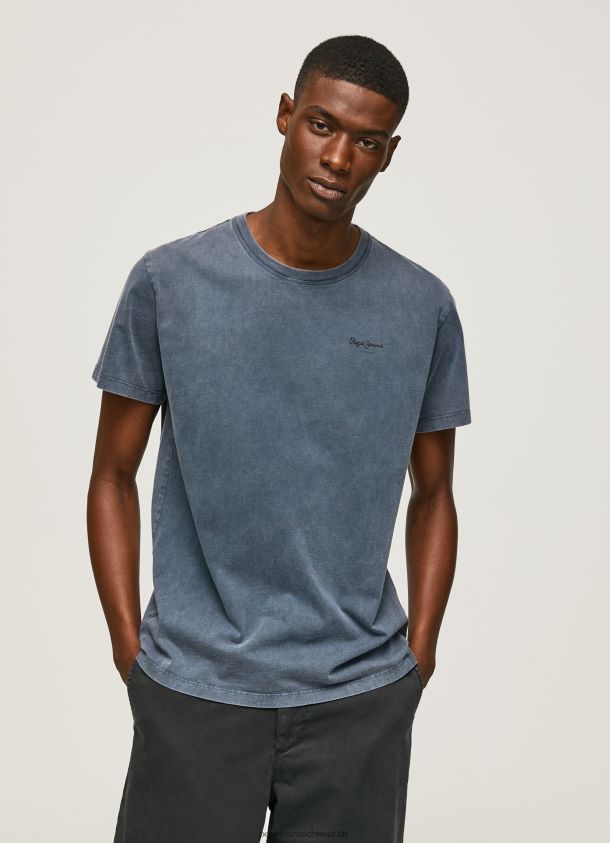 bedrucktes T-Shirt aus Baumwolle mit Logo Männer Pepe Jeans dulwich 84XH6T948