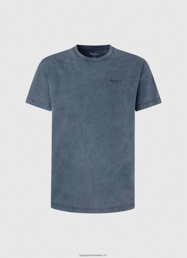 bedrucktes T-Shirt aus Baumwolle mit Logo Männer Pepe Jeans dulwich 84XH6T948