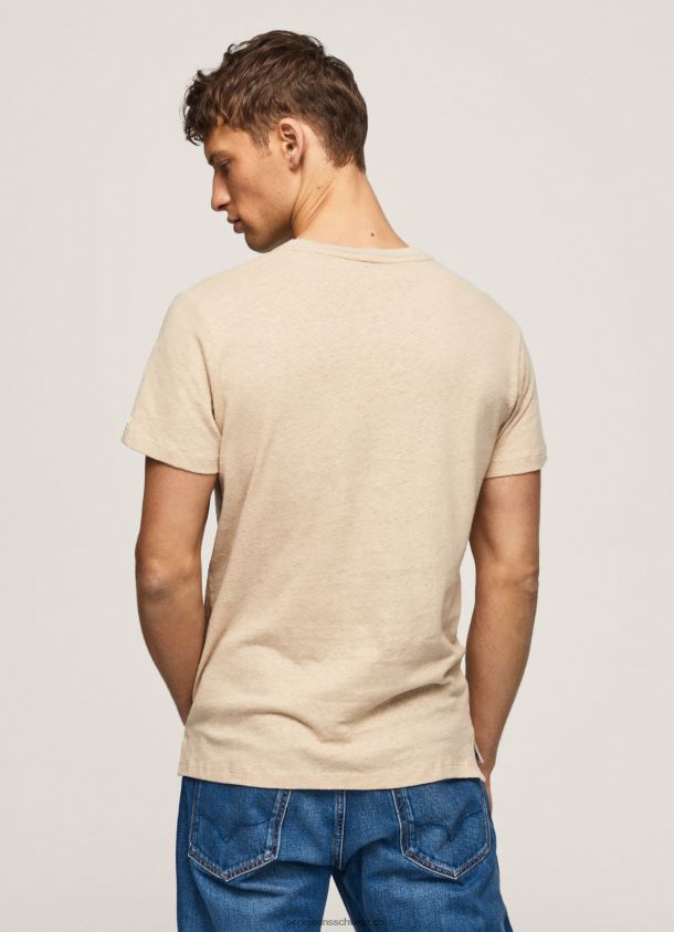 schlichtes T-Shirt aus Baumwolle Männer Pepe Jeans Malz 84XH6T996