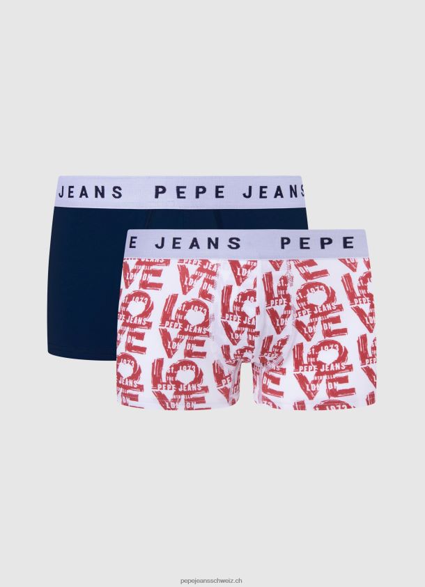 2er-Pack Boxershorts aus elastischer Baumwolle Männer Pepe Jeans multi 84XH6T1151