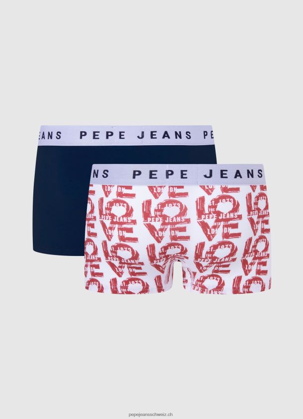 2er-Pack Boxershorts aus elastischer Baumwolle Männer Pepe Jeans multi 84XH6T1151