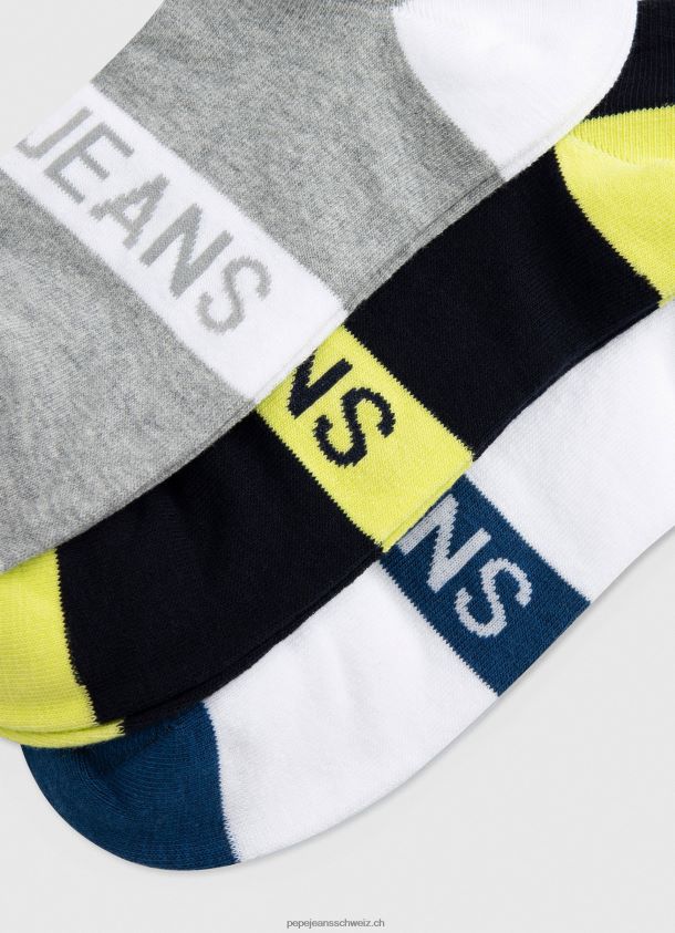 3er-Pack Söckchen Männer Pepe Jeans multi 84XH6T1150