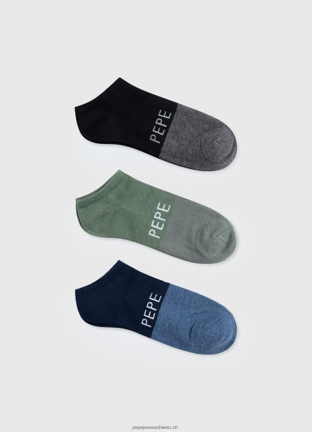 3er-Pack Söckchen Männer Pepe Jeans multi 84XH6T1153