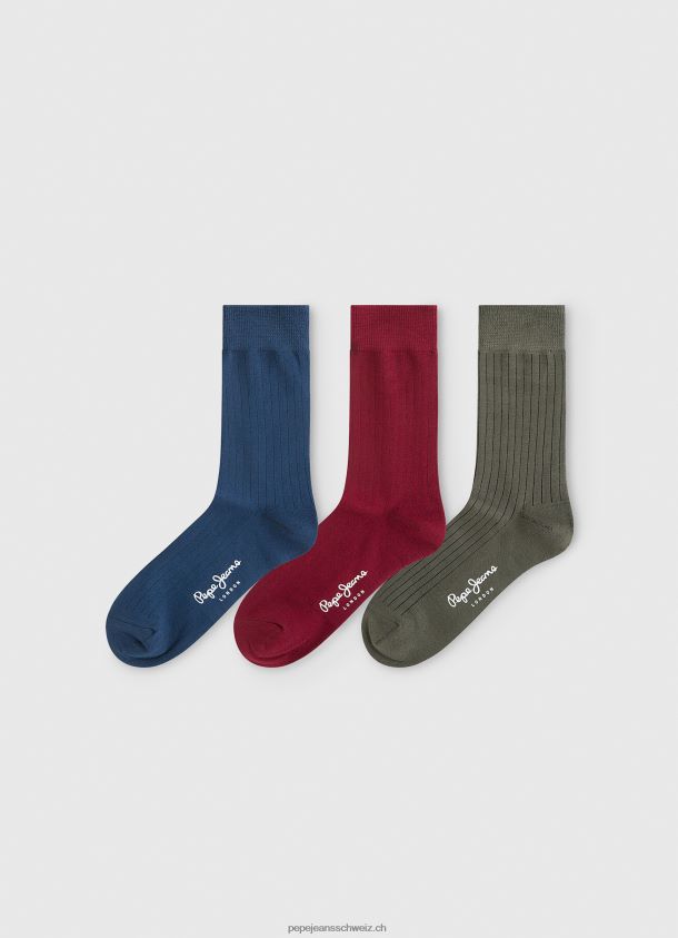 3er-Pack lange Socken Männer Pepe Jeans multi 84XH6T1164