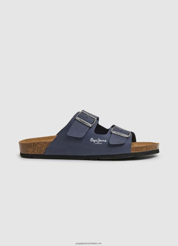 Double Chicago anatomische Sandalen Männer Pepe Jeans Marine 84XH6T1272