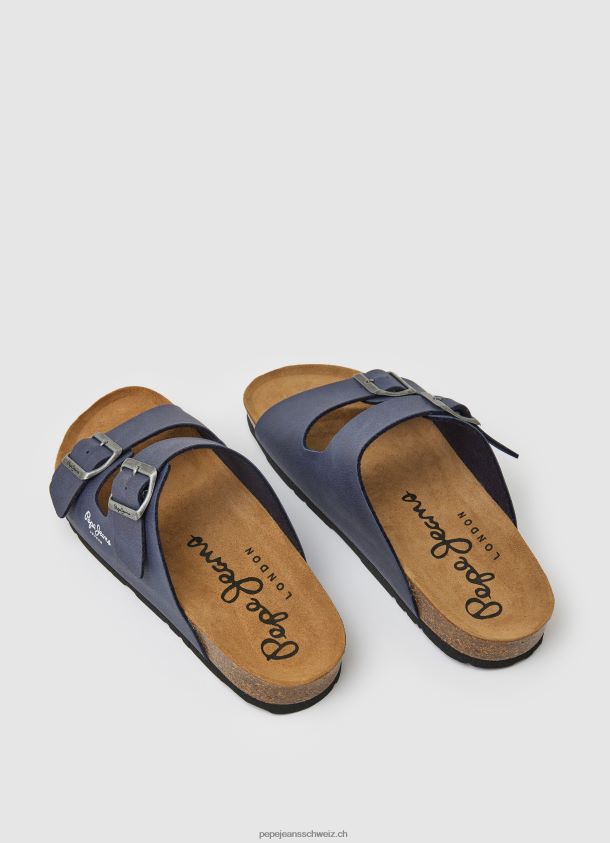 Double Chicago anatomische Sandalen Männer Pepe Jeans Marine 84XH6T1272