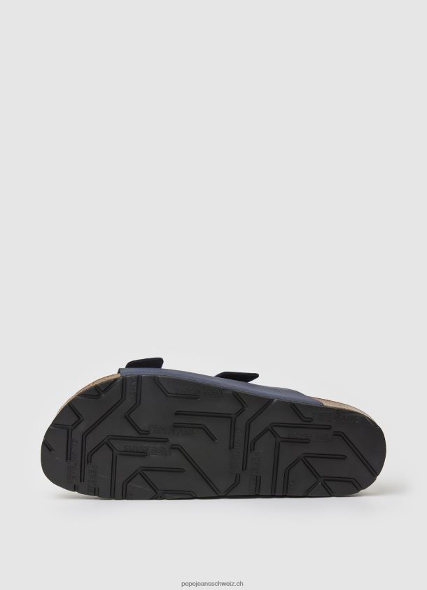 Double Chicago anatomische Sandalen Männer Pepe Jeans Marine 84XH6T1272