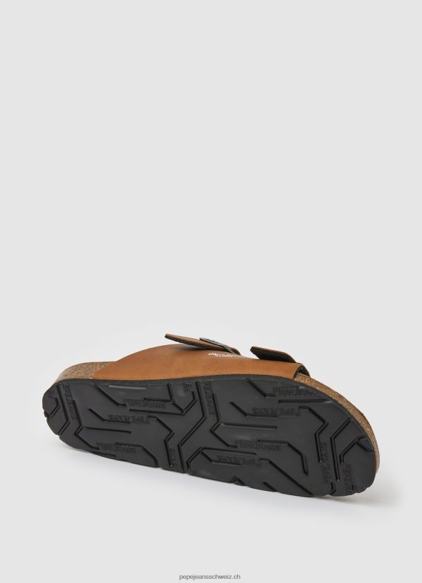 Double Kansas anatomische Sandalen Männer Pepe Jeans bräunen 84XH6T1281